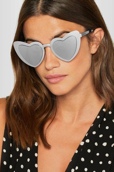 ysl loulou white sunglasses|Saint Laurent Sunglasses for Women .